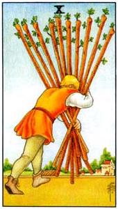 Ten of Wands Tarot