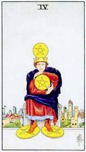 Four of Pentacles Tarot