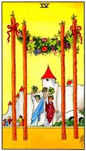 Four of Wands Tarot