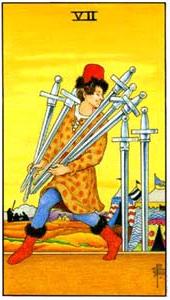 Seven of Swords Tarot