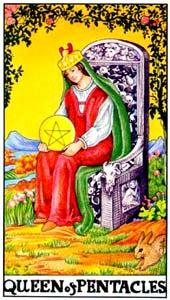 Queen of Pentacles Tarot